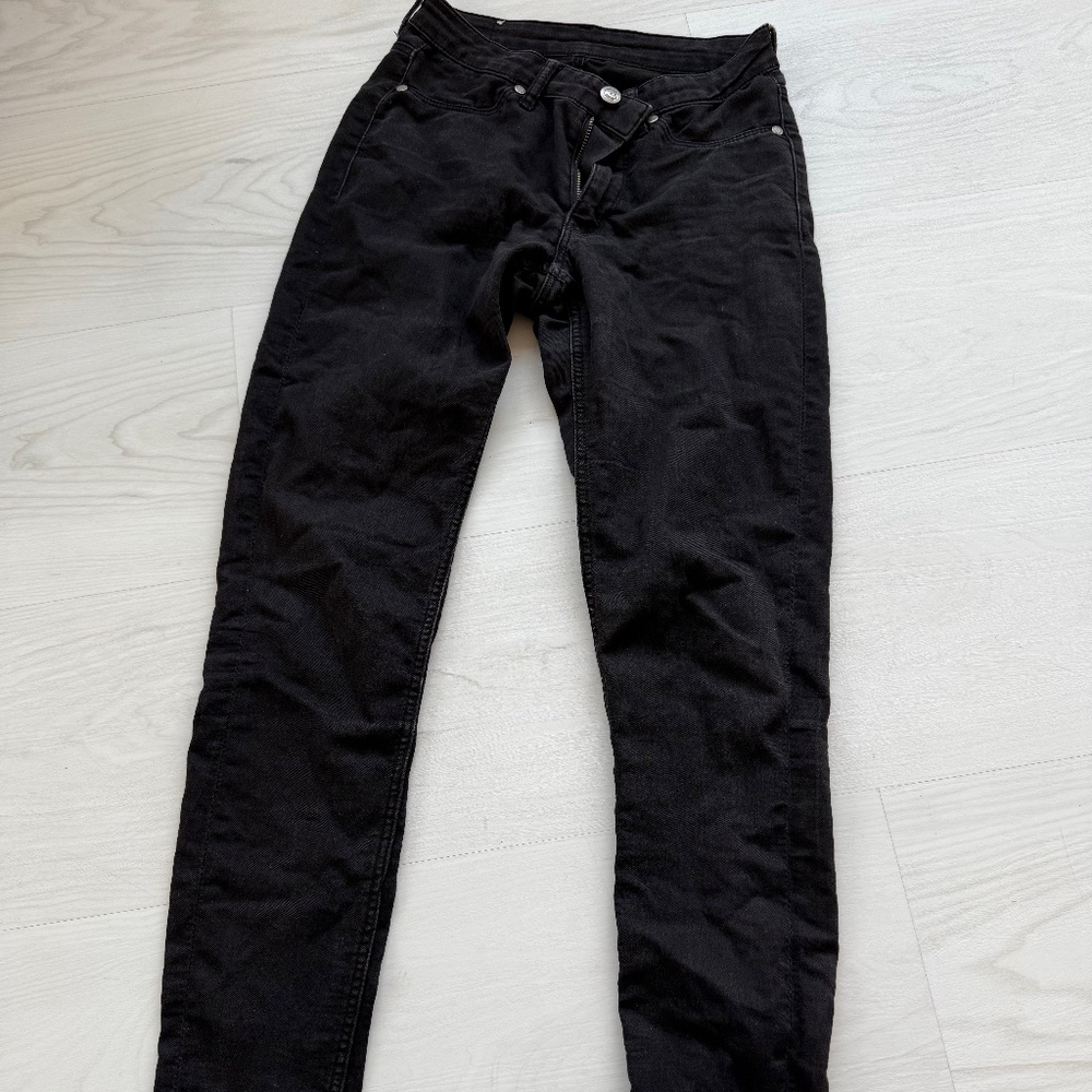 CHEAP MONDAY Tight Black Women Slim Fit Jeans Denim Pants Trousers Size XS/S